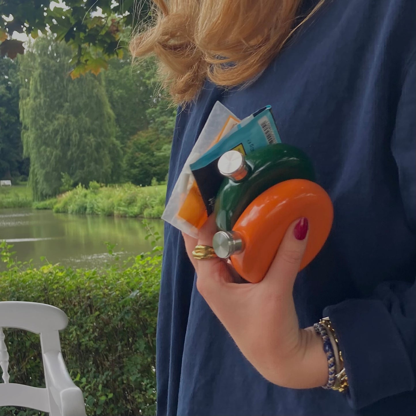 Flachmann Orange